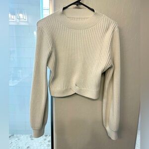 Cute white sweater